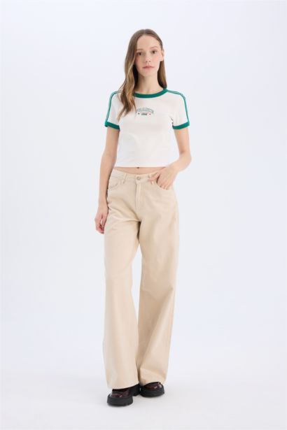 Slim Fit Ribana Short Sleeve T-Shirt