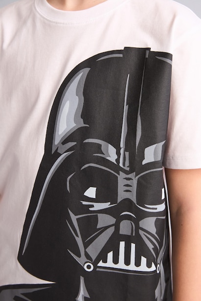 %100 Pamuk Star Wars Regular Fıt 2'li Pijama Takımı Erkek Çocuk