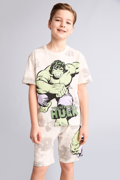 Marvel Comıcs 2'li Pijama Takımı Kısa Kollu Erkek Çocuk
