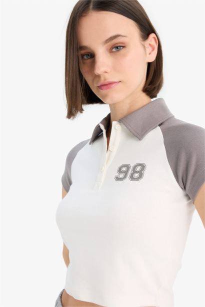 Slim Fit Ribana Short Sleeve T-Shirt