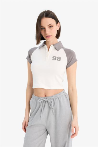 Slim Fit Ribana Short Sleeve T-Shirt