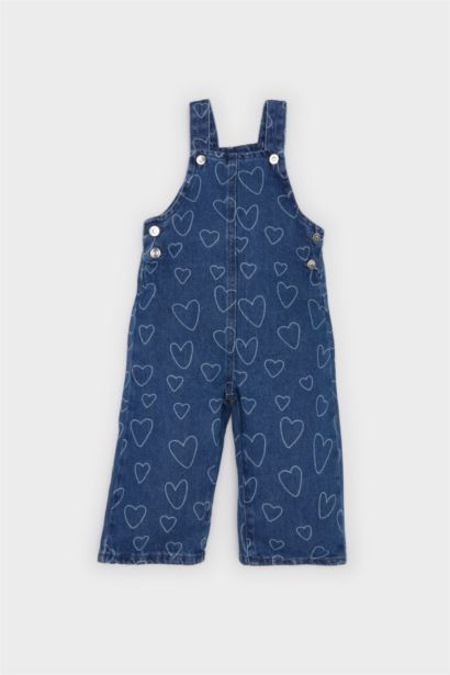 سالوبيت جينز بنات بطبعة قلوب