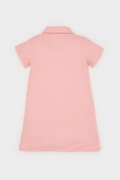 Baby Girl Short Sleeve Denim Dress