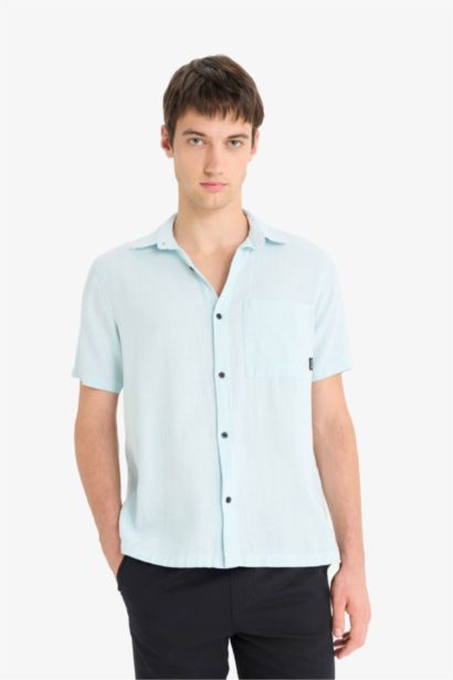 Regular Fit Cotton Short Sleeve Shirt
