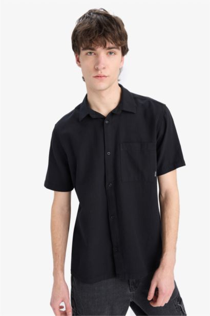 Regular Fit Cotton Short Sleeve Shirt