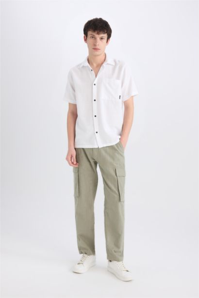 قميص نص ردن قطن قصة عادية