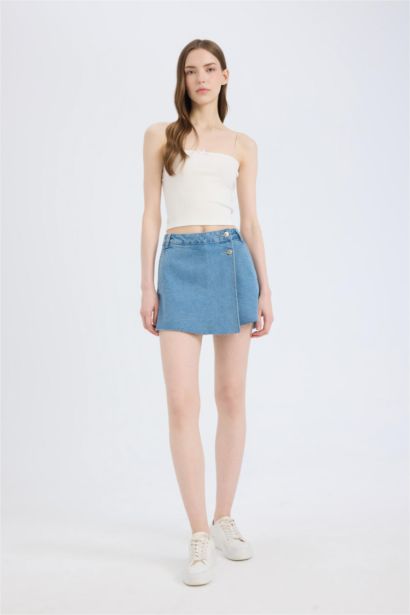 High Waist Denim Shorts