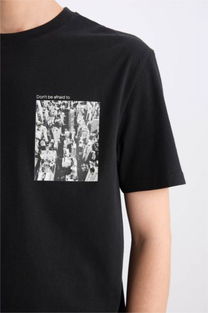 Regular Fit Crew Neck Short Sleeve T-Shirt