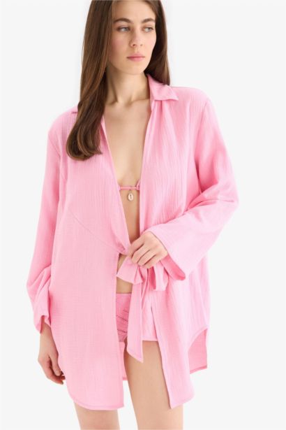 Vêtements de plage Mousseline Coupe Régulière