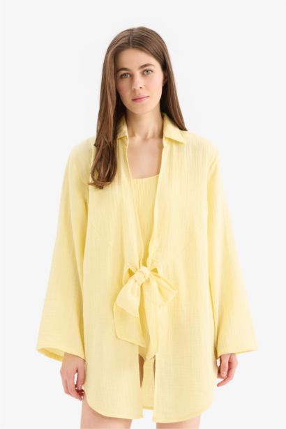 لباس بحر موسلين قصة عادية من Fall in Love