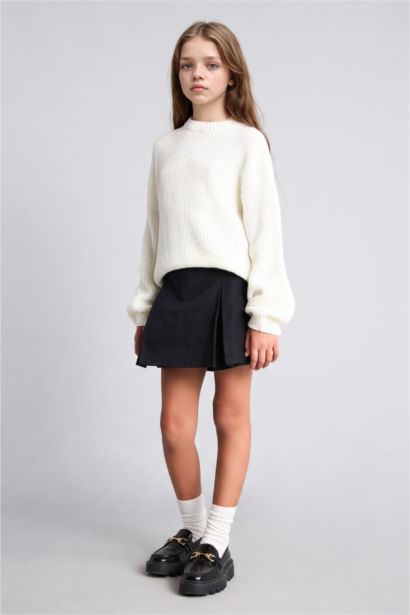 Girl Gabardine Skirt