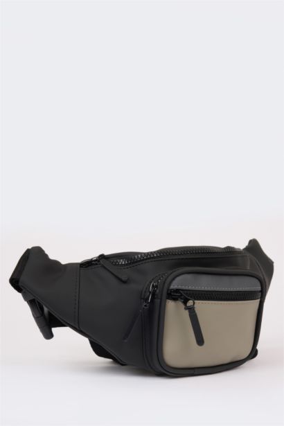 Faux Leather Waist Bag