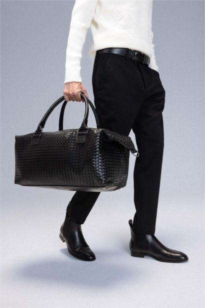 Спортивная сумка из искусственной кожи для мужчин