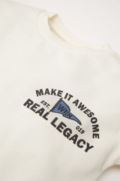 Ensemble Sweat-shirt imprimé et Sweatpants pour BéBé Garçon