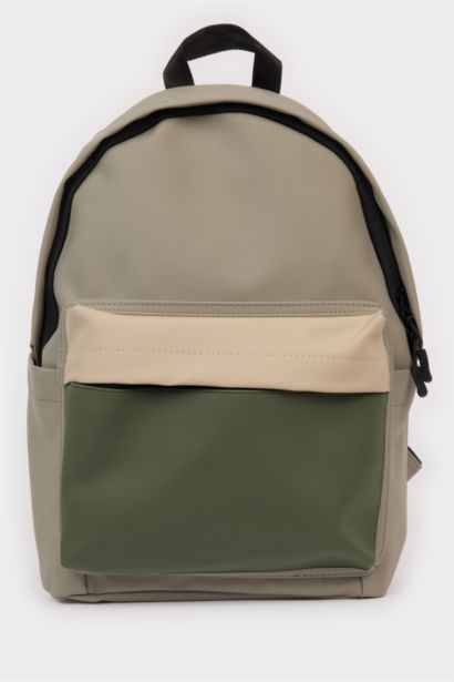 Erkek Suni Deri Sırt Çantası