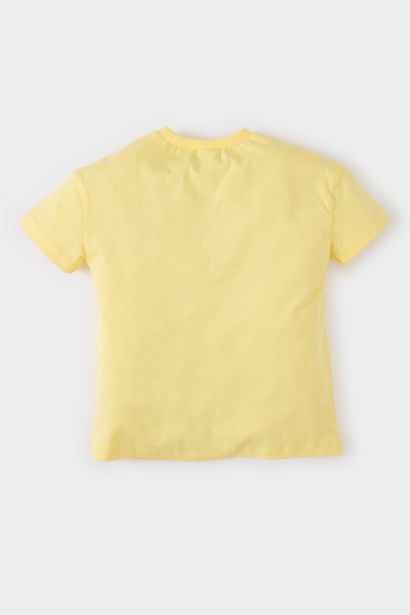 T-shirt à col rond et coupe régulière pour bébé fille