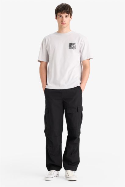 Marvel Avengers Boxy Fit Crew Neck T-Shirt