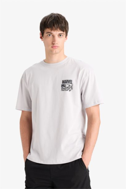 Marvel Avengers Boxy Fit Crew Neck T-Shirt