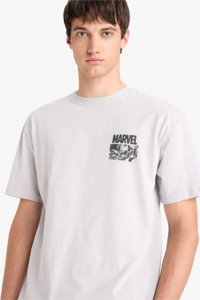 Marvel Avengers Boxy Fit Crew Neck T-Shirt