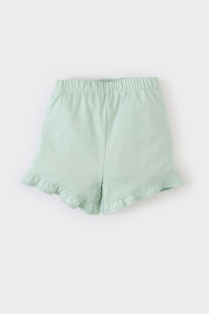 Ensemble de T-shirt imprimé et Short à taille élastique pour bébé fille