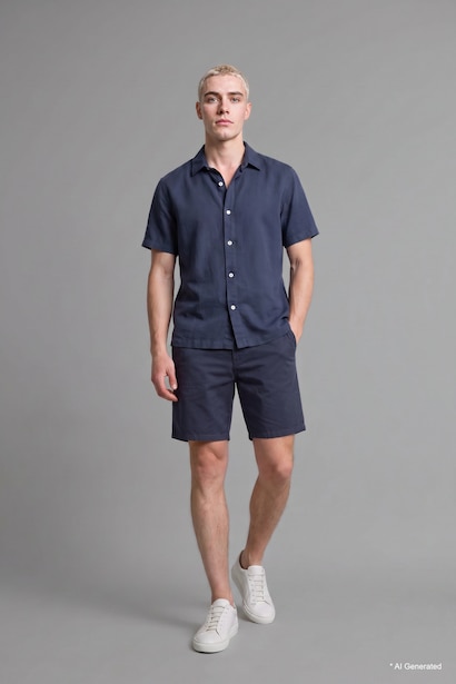 Relax Fit Flowy Fabric Shorts