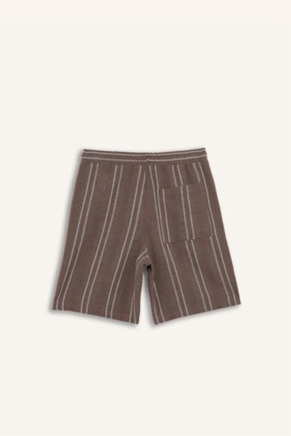 Regular Fit Jacquard Bermuda Shorts