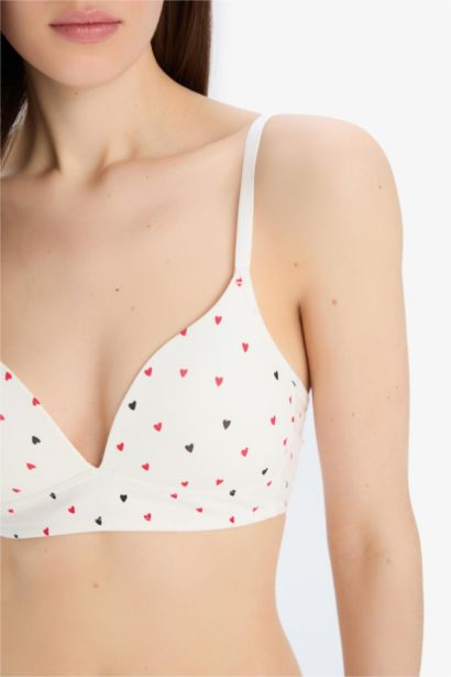 حمالة صدر برا بطبعة قلب من Fall in Love