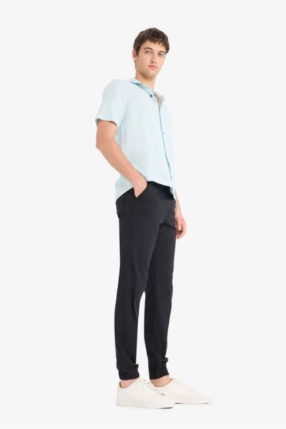 %100 Pamuk Kargo Jogger Pantolon Üç Cepli