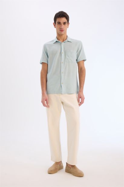 Cotton Slim Fit Basic Shirt