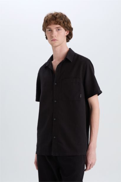 Cotton Slim Fit Basic Shirt