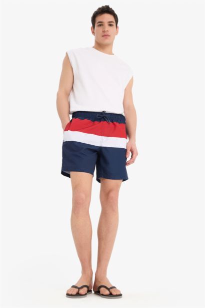 Color Block Short Swim Shorts