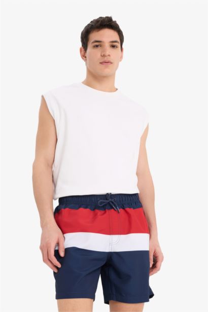 Color Block Short Swim Shorts