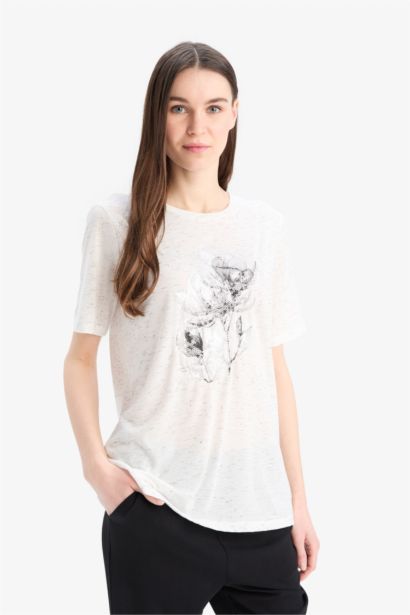 Regular Fit Crew Neck Short Sleeve T-Shirt