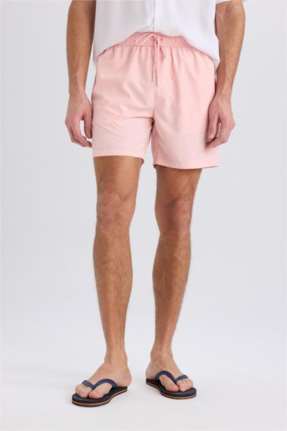 File Astarlı Kısa Boy Hızlı Kuruyan Deniz Şortu