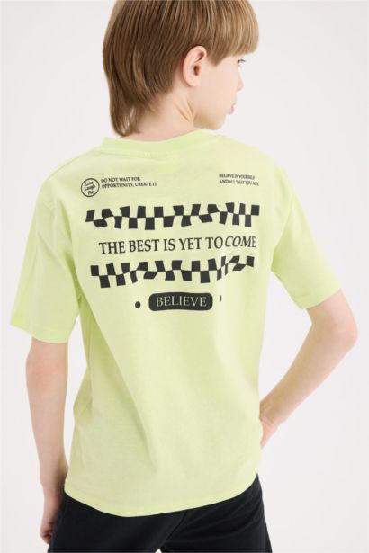 T-shirt à manches courtes Imprimé Col rond Garçon