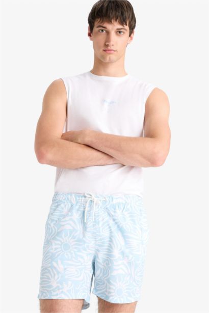 Short De Bain Tissé