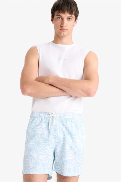 Short De Bain Tissé