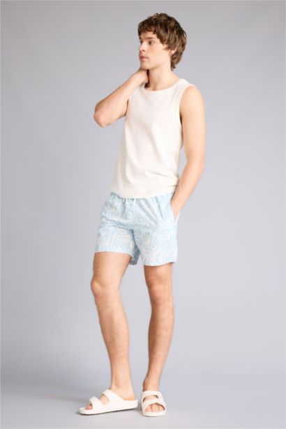 Printed Short Swim Shorts