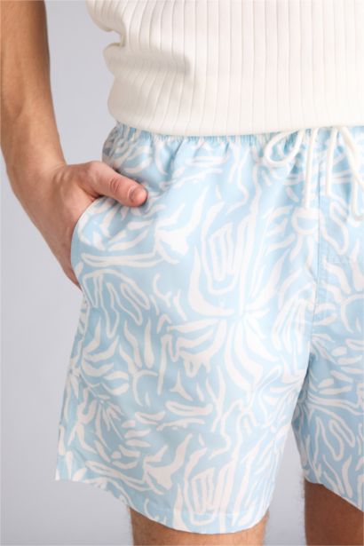 Printed Short Swim Shorts