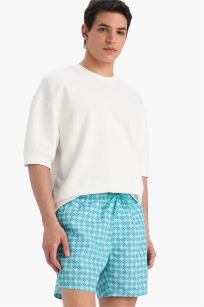 شورت بحر قصير ببطانة شبكية