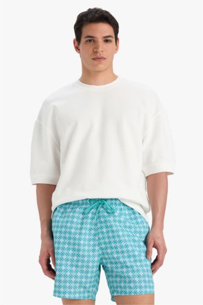 شورت بحر قصير ببطانة شبكية