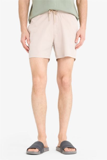 Mesh Lined Short Length Swim Shorts