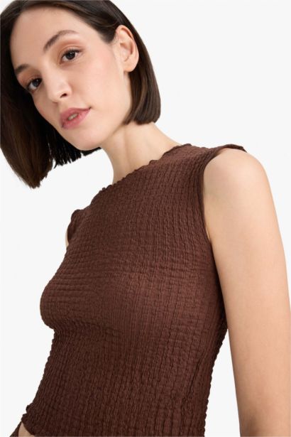 كيمونه قماش منسوج سليم فيت بياخة مستديرة