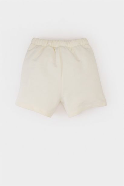Baby Boy Regular Fit Slogan Printed Shorts