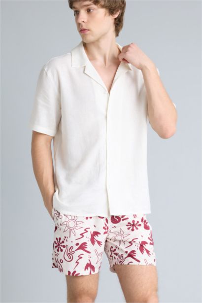 Шорты для плавания с сетчатой подкладкой и укороченной длиной