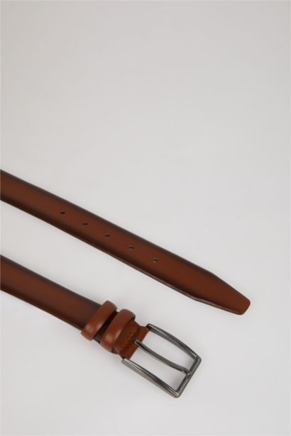 Erkek Sığır Derisi Günlük Kemer