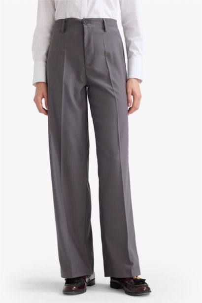 Normal Waist Straight Fit Trousers