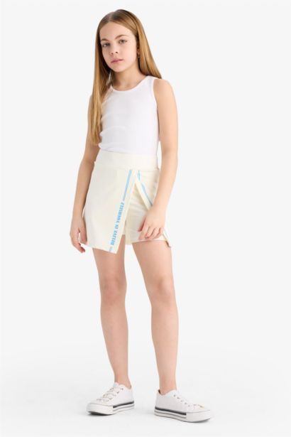 Jupe-short imprimée pour fille