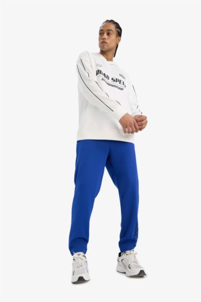 DeFactoFit Standard Fit Elastic Band Scuba Fabric Sweatpants