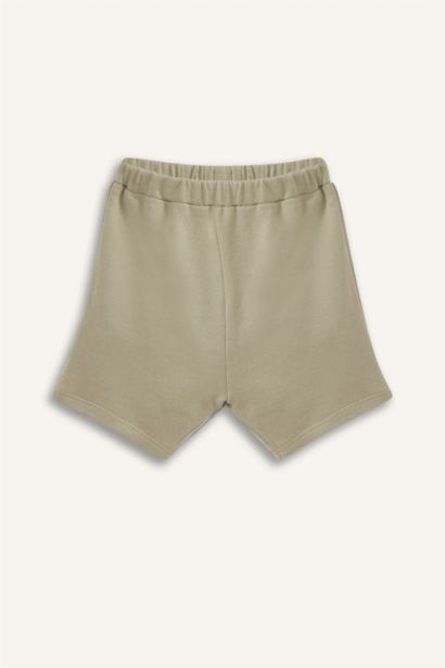 2'li Takım Kısa Kollu Baskılı Tişört Beli Lastikli Şort Erkek Bebek